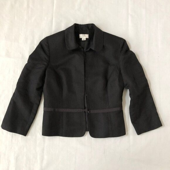 Ann Taylor Loft Women's Black Blazer Jacket Size 4 - Picture 1 of 6